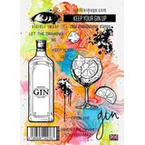 Visible Image Keep Your Gin Up A6 Stamp Set (HI2316)