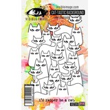 Visible Image Cat-tastic Background A6 Stamp Set (BQ2319)