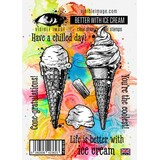 Visible Image Better With Ice Cream A6 Stamp Set (PN2320)
