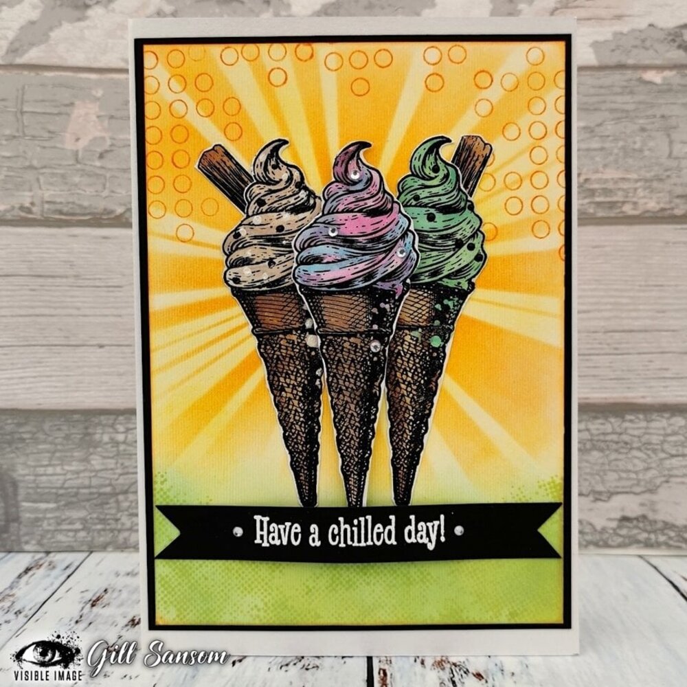 Visible Image Better With Ice Cream A6 Stamp Set (PN2320) Visible Image Better With Ice Cream A6 Stamp Set (PN2320)
