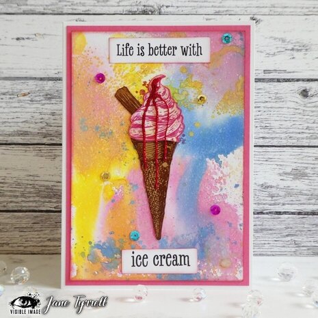Visible Image Better With Ice Cream A6 Stamp Set (PN2320) Visible Image Better With Ice Cream A6 Stamp Set (PN2320)