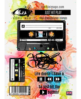 Visible Image Just Hit Play A6 Stamp Set (XG2320)