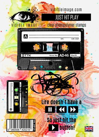 Visible Image Just Hit Play A6 Stamp Set (XG2320)
