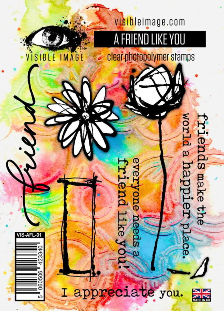 Visible Image A Friend Like You A6 Stamp Set (AY2323)