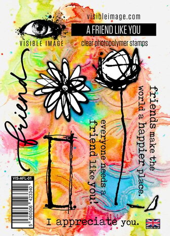 Visible Image A Friend Like You A6 Stamp Set (AY2323)