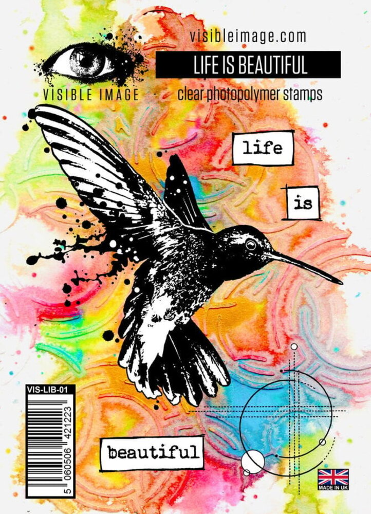 Visible Image Life is Beautiful A6 Stamp Set (XB2326)