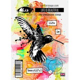 Visible Image Life is Beautiful A6 Stamp Set (XB2326)