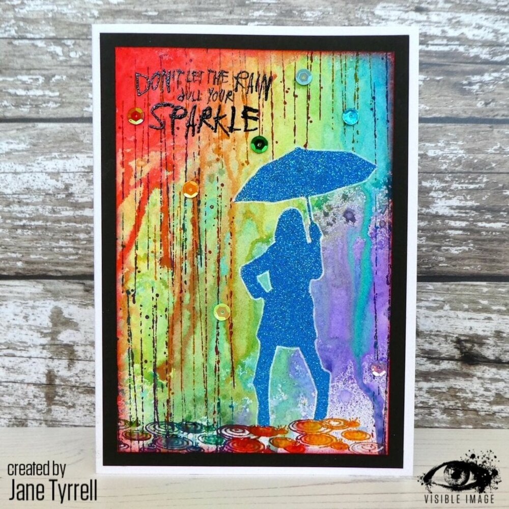 Visible Image Sparkle In The Rain A6 Stamp Set (HT2329) Visible Image Sparkle In The Rain A6 Stamp Set (HT2329)