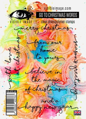 Visible Image Go To Christmas Words A6 Stamp Set (SZ2331) Visible Image Go To Christmas Words A6 Stamp Set (SZ2331)