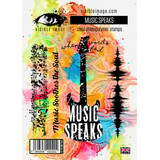 Visible Image Music Speaks A6 Stamp Set (NP2332)