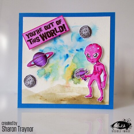 Visible Image Alien Invader A6 Stamp Set (VP2336) Visible Image Alien Invader A6 Stamp Set (VP2336)