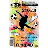 Visible Image Kick Off Your Birthday A6 Stamp Set (JO2338)