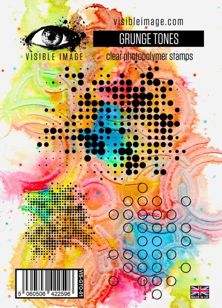 Visible Image Grunge Tones A6 Stamp Set (UN2339) Visible Image Grunge Tones A6 Stamp Set (UN2339)
