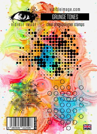 Visible Image Grunge Tones A6 Stamp Set (UN2339) Visible Image Grunge Tones A6 Stamp Set (UN2339)