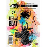Visible Image Feel The Beat A6 Stamp Set (GZ2343)