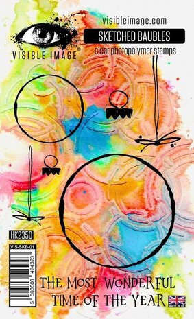 Visible Image Sketched Baubles A6 Stamp Set (HK2350) Visible Image Sketched Baubles A6 Stamp Set (HK2350)