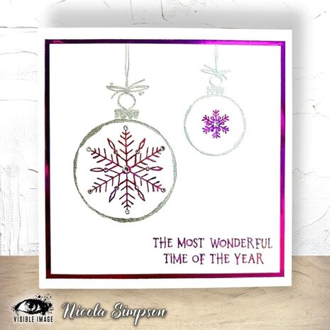 Visible Image Sketched Baubles A6 Stamp Set (HK2350) Visible Image Sketched Baubles A6 Stamp Set (HK2350)