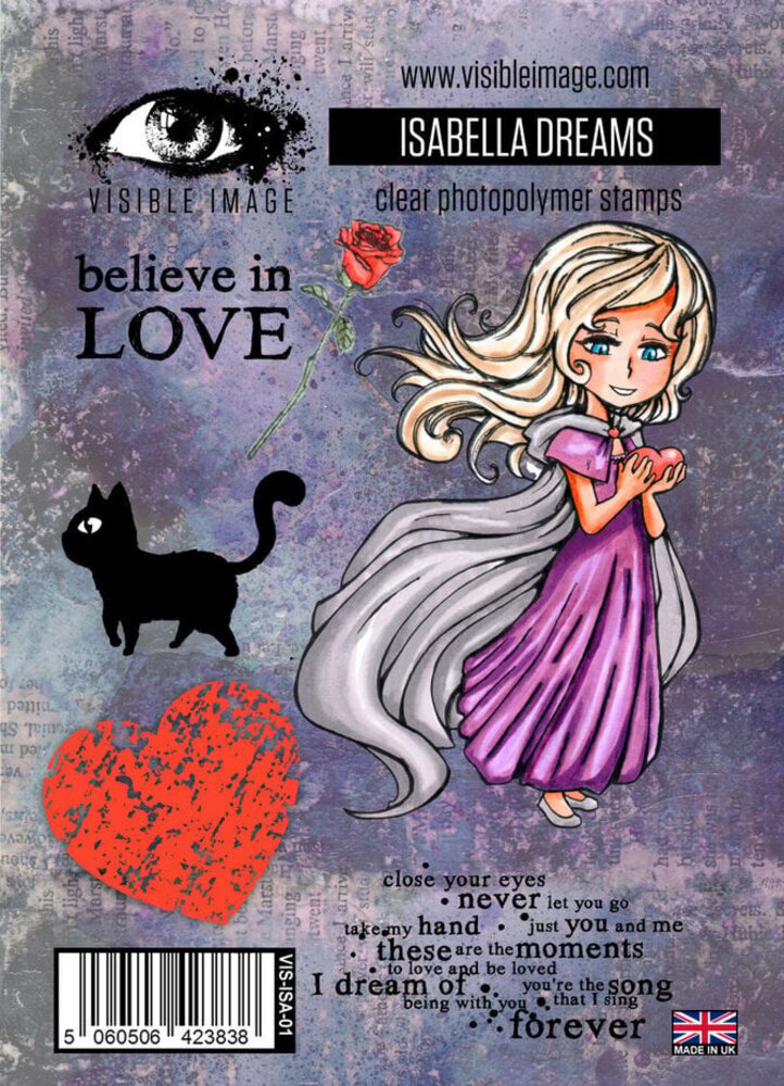 Visible Image Isabella Dreams A6 Stamp Set (XU2351) Visible Image Isabella Dreams A6 Stamp Set (XU2351)