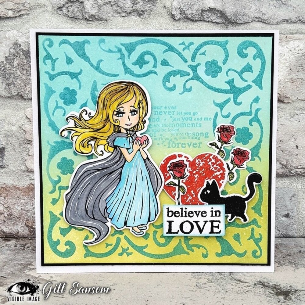 Visible Image Isabella Dreams A6 Stamp Set (XU2351) Visible Image Isabella Dreams A6 Stamp Set (XU2351)