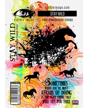 Visible Image Stay Wild A6 Stamp Set (ZE2356) Visible Image Stay Wild A6 Stamp Set (ZE2356)