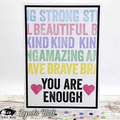 Visible Image Bold Enough A6 Stamp Set (HI2357)