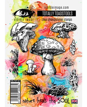 Visible Image Totally Toadstools A6 Stamp Set (GO2357) Visible Image Totally Toadstools A6 Stamp Set (GO2357)