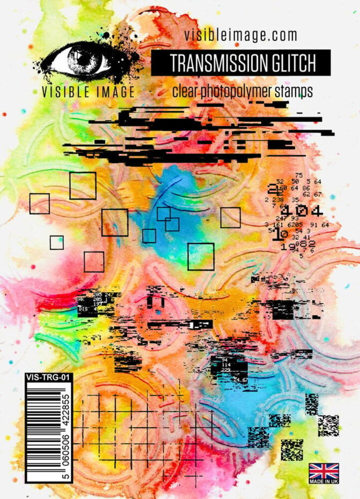 Visible Image Transmission Glitch A6 Stamp Set (CW2359) Visible Image Transmission Glitch A6 Stamp Set (CW2359)