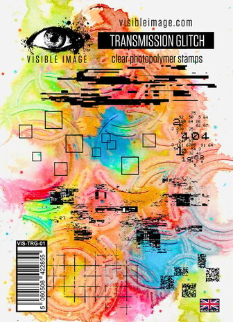 Visible Image Transmission Glitch A6 Stamp Set (CW2359) Visible Image Transmission Glitch A6 Stamp Set (CW2359)