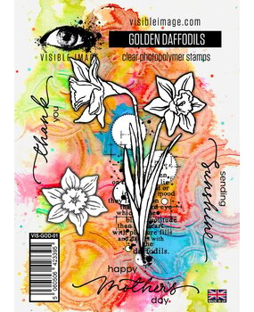 Visible Image Golden Daffodils A6 Stamp Set (MJ2364) Visible Image Golden Daffodils A6 Stamp Set (MJ2364)