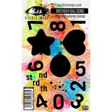 Visible Image Birthday Balloons A6 Stamp Set (OI2365)