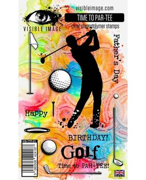 Visible Image Time To Par-Tee A6 Stamp Set (GC2369) Visible Image Time To Par-Tee A6 Stamp Set (GC2369)