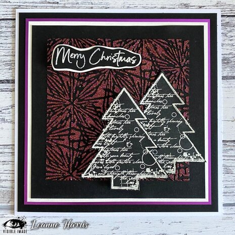 Visible Image Christmas Tree Grunge A6 Stamp Set (IH2372) Visible Image Christmas Tree Grunge A6 Stamp Set (IH2372)