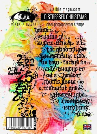 Visible Image Distressed Christmas A6 Stamp Set (NX2374)