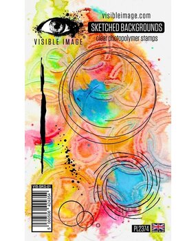 Visible Image Sketched Backgrounds A6 Stamp Set (PL2374) Visible Image Sketched Backgrounds A6 Stamp Set (PL2374)