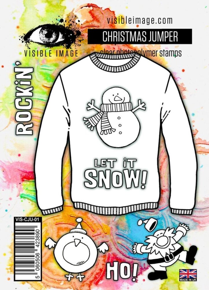 Visible Image Christmas Jumper A6 Stamp Set (KI2378)
