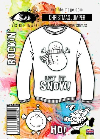 Visible Image Christmas Jumper A6 Stamp Set (KI2378)