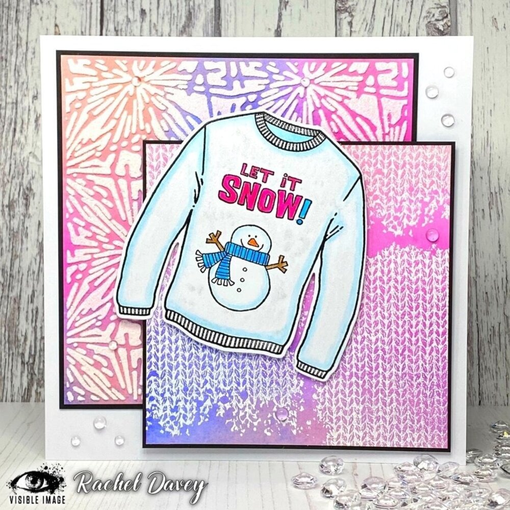Visible Image Christmas Jumper A6 Stamp Set (KI2378)