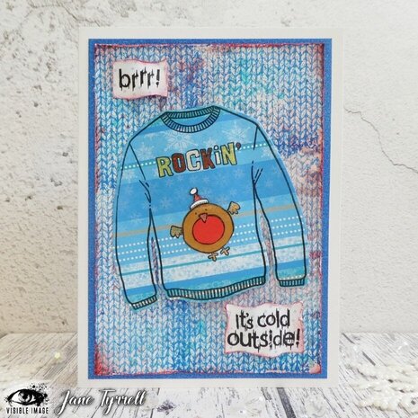 Visible Image Christmas Jumper A6 Stamp Set (KI2378)