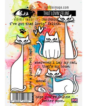 Visible Image That Lovin' Feline A6 Stamp Set (EC2379) Visible Image That Lovin' Feline A6 Stamp Set (EC2379)