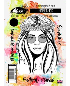 Visible Image Hippie Chick A6 Stamp Set (GT2379)