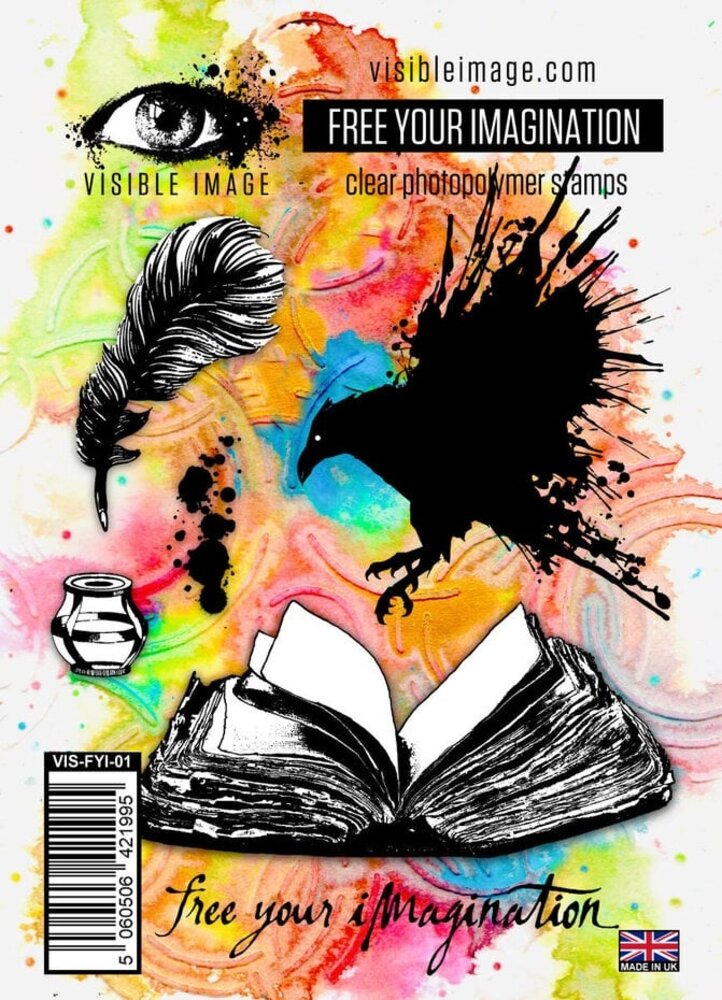 Visible Image Free Your Imagination A6 Stamp Set (BY2381) Visible Image Free Your Imagination A6 Stamp Set (BY2381)