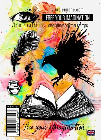 Visible Image Free Your Imagination A6 Stamp Set (BY2381) Visible Image Free Your Imagination A6 Stamp Set (BY2381)