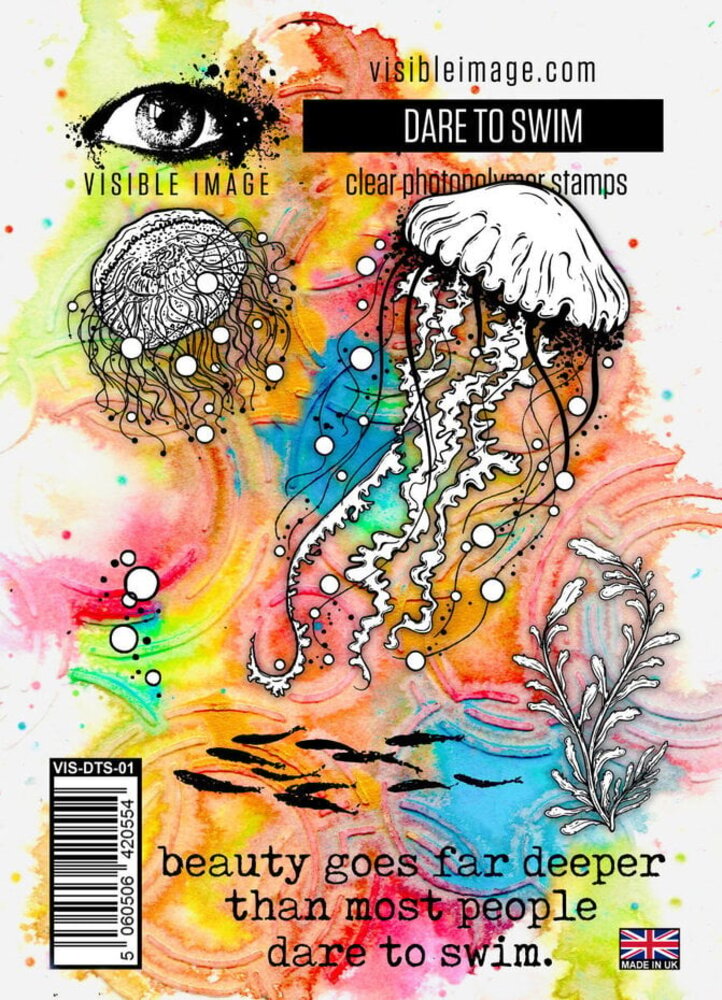 Visible Image Dare To Swim A6 Stamp Set (AC2381)