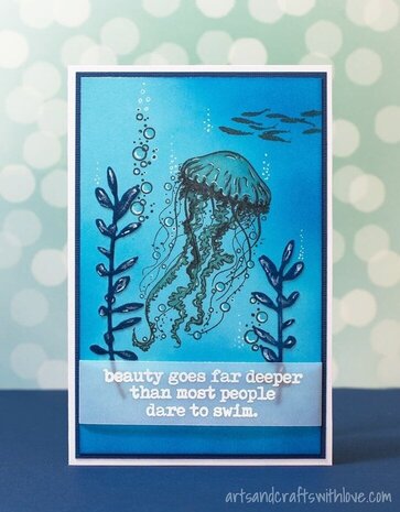 Visible Image Dare To Swim A6 Stamp Set (AC2381)