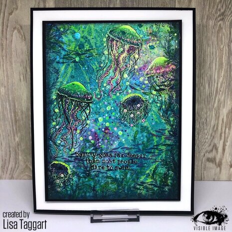 Visible Image Dare To Swim A6 Stamp Set (AC2381)