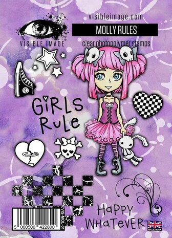 Visible Image Molly Rules A6 Stamp Set (EJ2385) Visible Image Molly Rules A6 Stamp Set (EJ2385)