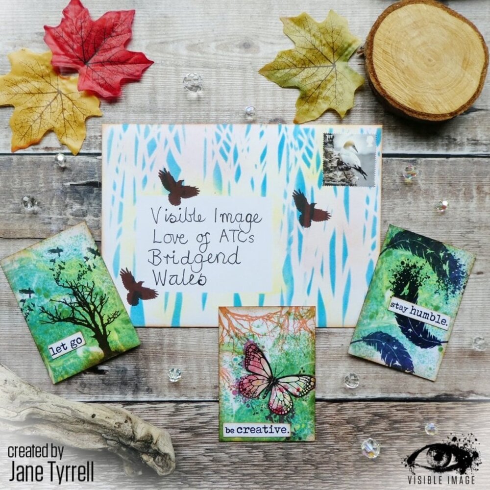 Visible Image Love of ATCs A6 Stamp Set (QR2385) Visible Image Love of ATCs A6 Stamp Set (QR2385)