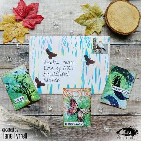 Visible Image Love of ATCs A6 Stamp Set (QR2385) Visible Image Love of ATCs A6 Stamp Set (QR2385)