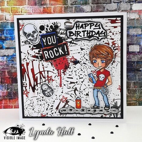 Visible Image Max Rocks A6 Stamp Set (OI2386) Visible Image Max Rocks A6 Stamp Set (OI2386)