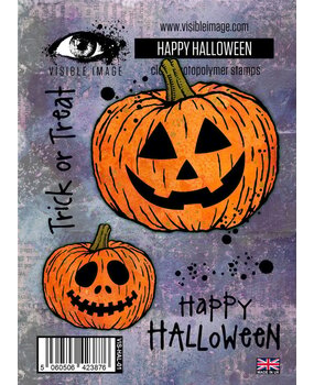 Visible Image Happy Halloween A6 Stamp Set (PG2387) Visible Image Happy Halloween A6 Stamp Set (PG2387)